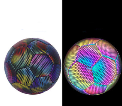 Professional Machine-Stitched Reflective Luminous Football