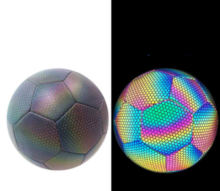 Professional Machine-Stitched Reflective Luminous Football